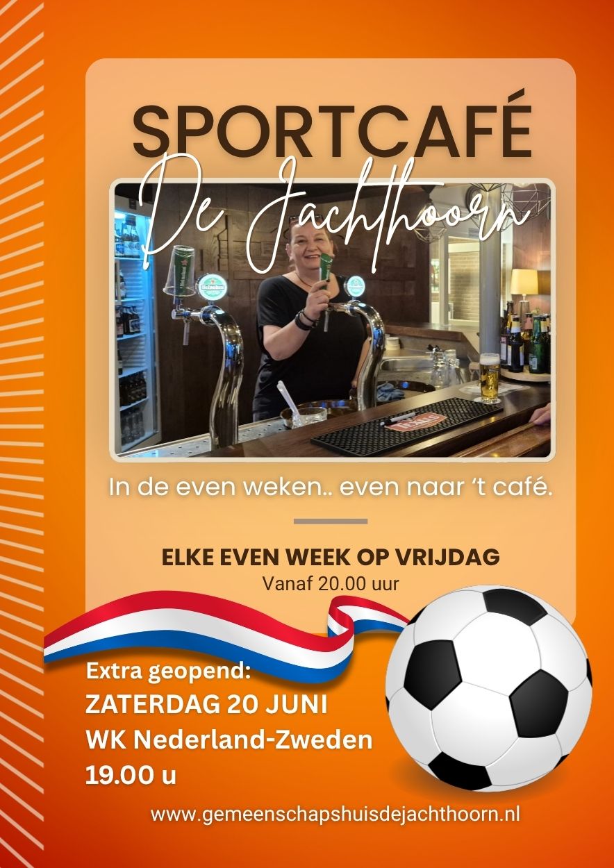 wk voetbal sportcafé de jachthoorn 20juni2026