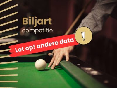 Biljartcompetitie. Mee doen? Dat kan!