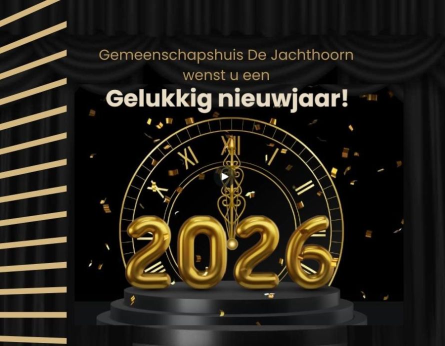 Gemeenschapshuis De Jachthoorn wenst u een gelukkig nieuwjaar!