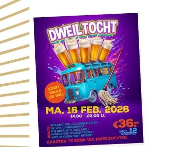 Dweiltocht carnaval 2026