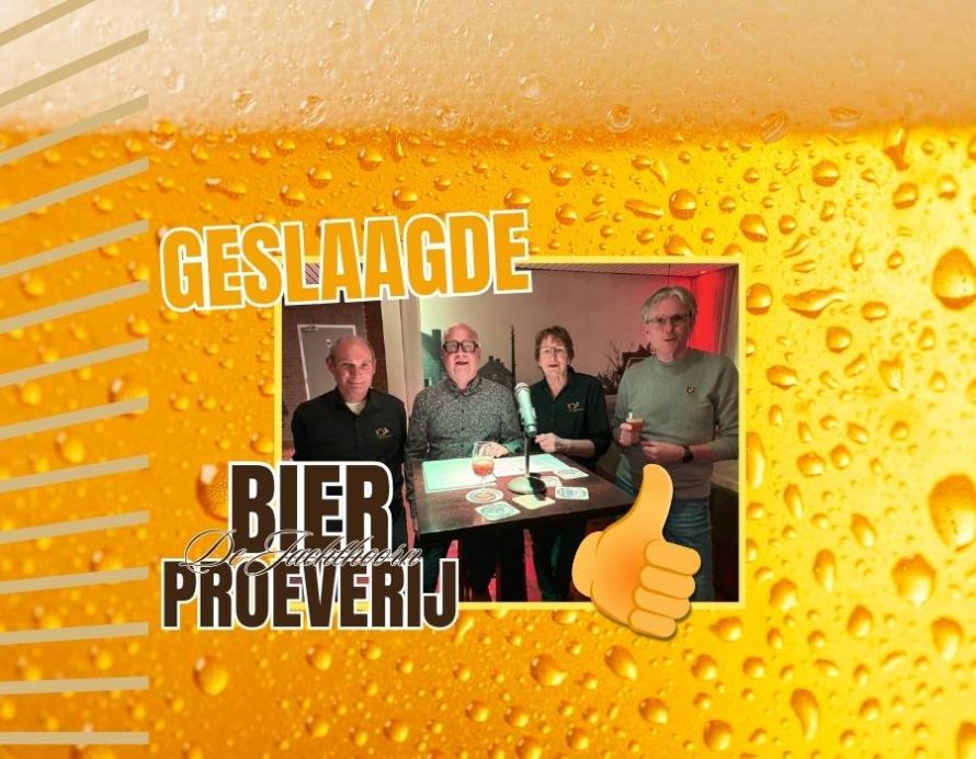 Geslaagde bierproeverij!