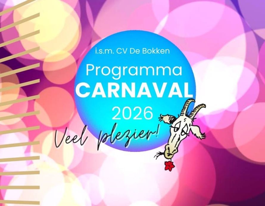Programma Carnaval 2026 in de Bokkenstal