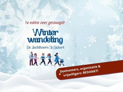 1e editie Winterwandeling zeer geslaagd!
