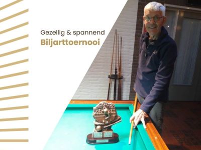 Gezellig en spannend biljarttoernooi