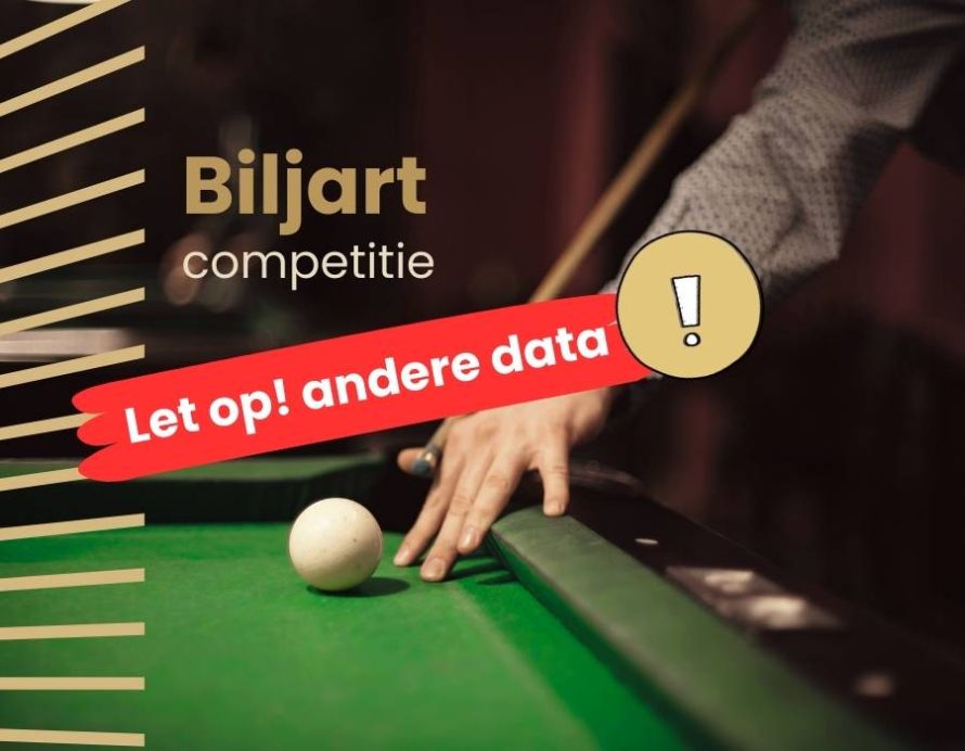 Biljartcompetitie. Mee doen? Dat kan!