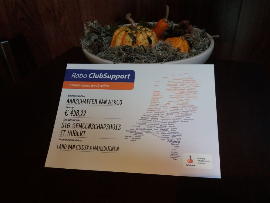 bedankt stemmers rabo clubsupport 2019